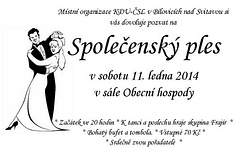 plakt Spoleenskho plesu 11.1.2014