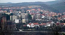 pohled z kopce nad ndram na Blovice